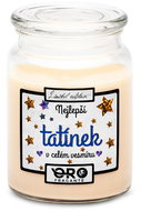 IMPAR Vanilla scented candle - The best daddy in the universe 500 g - Candle