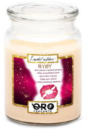 IMPAR Candle with vanilla scent - Fish (21.1. - 20.3. ) - red 500 g - Candle