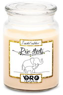 IMPAR Vanilla scented candle - Elephants for happiness 500 g - Candle