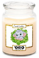 IMPAR Vanilla scented candle - Elephant and four-leaf clovers 500 g - Candle