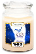 IMPAR Candle with vanilla scent - Scorpio (23.10. - 22.11. ) - blue 500 g - Candle