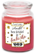 IMPAR Chocolate scented cherry candle - Angel without wings - Grandma 500 g - Candle