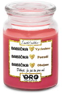 IMPAR Scented candle with cherry scent in chocolate - Grandma will advise 500 g - Candle