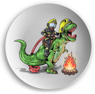 IMPAR Soptík with fireman - Plate