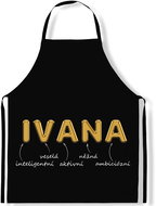 IMPAR Apron Women's names Gold, Ivana - Apron
