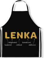 IMPAR Apron Women's names Gold, Lenka - Apron