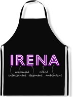 IMPAR Apron Women's names Neon, Irena - Apron