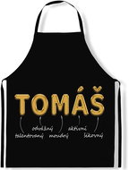 IMPAR Apron Men's names Gold, Tomas - Apron