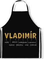 IMPAR Apron Men's names Gold, Vladimir - Apron