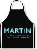 IMPAR Apron Men's names Neon, Martin - Apron