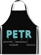 IMPAR Apron Men's names Neon, Petr - Apron