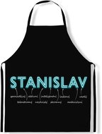 IMPAR Apron Men's names Neon, Stanislav - Apron