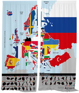 IMPAR Curtains, 140 × 250 cm, capital city - Drape