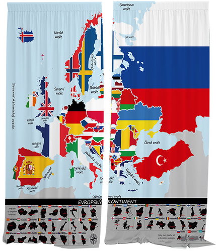 IMPAR Curtains, 140 × 250 cm, capital city - Drape - Main image