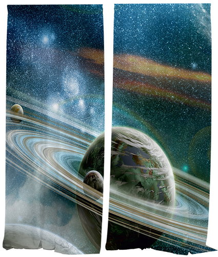 IMPAR Curtains Universe,140 × 250 cm - Drape - Main image