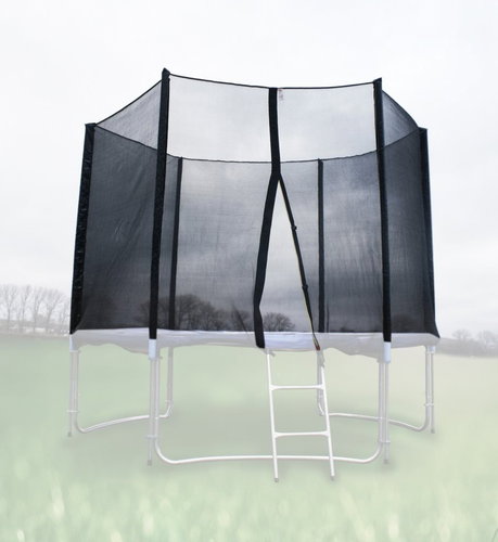 GoodJump Trampoline net 305 cm PE for 6 tubes - black - Protective Net - Main image