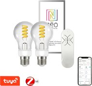 Immax Neo 07089BD, E27, 5 W, studená biela, 2 ks + ovládač - LED žiarovka