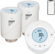 3x Immax NEO Smart termosztatikus fej Zigbee 3.0 - Termosztátfej