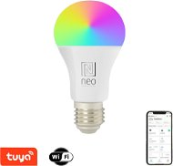 IMMAX NEO LITE Smart žárovka LED E27 9W RGB+CCT barevná a bílá, stmívatelná, WiFi - LED žárovka