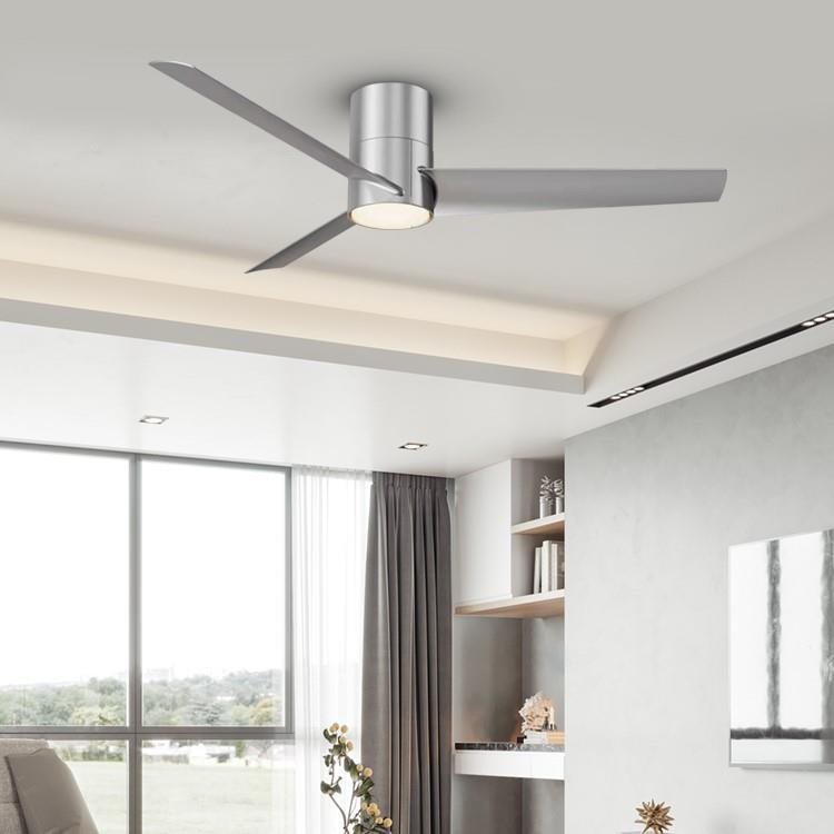 IMMAX NEO LITE FRESH Smart LED mennyezeti lámpa ventilátorral 18W/40W Tuya WiFi ezüst