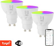 IMMAX NEO LITE SMART LED žárovka GU10 6W barevná a bílá WiFi set 3ks - LED žárovka