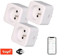 Smart Socket IMMAX NEO LITE Smart sada 3x vnitřní zásuvka v2 s kolíkem, typ E, WiFi - Chytrá zásuvka