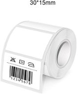 IMMAX DTS01 nyomtató címke, öntapadó, 30×15 mm, hőpapírtekercs, 380 db - Etikett címke