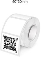 IMMAX selbstklebende Etiketten 40x30mm für Drucker DTS01, Thermorolle 220 Stück - Papieretiketten