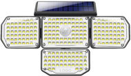 IMMAX CLOVER-2 Vonkajšie solárne nástenné LED osvetlenie s externým solárnym panelom - LED reflektor