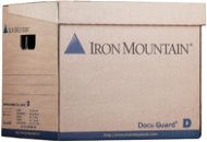 Iron Mountain Box D, 36 × 31 × 32 cm, hnědo-modrá - Archivační krabice