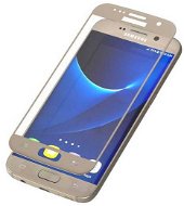 ZAGG invisibleSHIELD Glass Contour Samsung Galaxy S7 zlatý - Ochranné sklo
