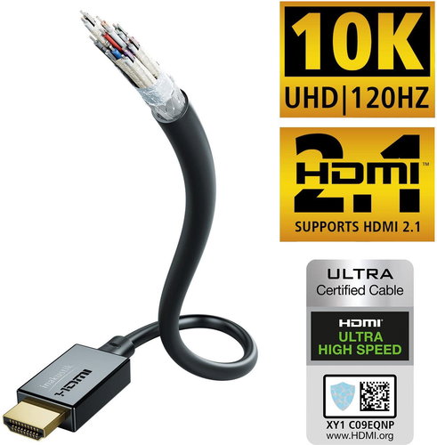 Inakustik Star II HDMI 2.1, 1m - Video Cable - Main image