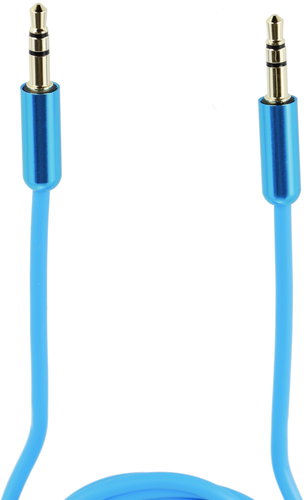 Inakustik 3.5mm jack 1m blue - AUX Cable - Main image