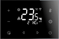 iNELS RFTC-6 Wireless glass zone thermostat with built-in relay, black - Thermostat