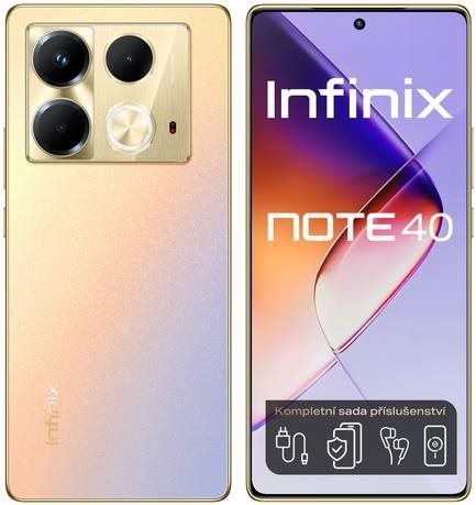 Infinix Note 40 8GB/256GB Titan Gold - Mobilní telefon - Hlavní obrázek