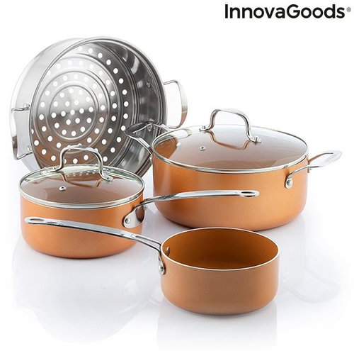 Innova Goods Pot Set, 6pcs, 2 Lids - Kitchenware Set - Main image