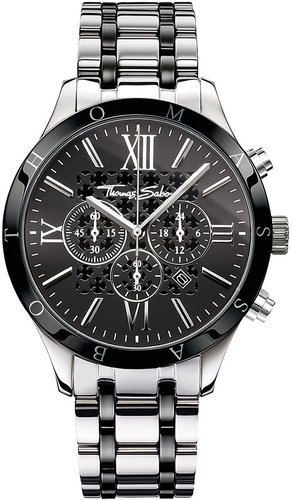 Thomas Sabo WA0139-222-203 Rebel Urban Chronograph 43 mm - Hodinky - Hlavný obrázok