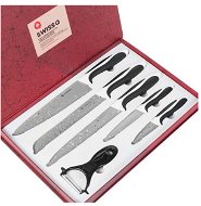 Messer-Set Innova Waren Messer Set mit Steinoberfläche 6Stk Swiss Q - Messerset