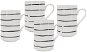 by inspire Set of 4pcs, Mug Grafico, 400ml - Set of Cups
