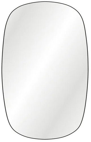 Inspire Mirror Bloom, oval, hanging, 50 × 80 cm, black - Mirror - Main image