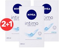NIVEA Intimo Fresh Feminine Wash Emulsion, 3× 250ml - Intimate Hygiene Gel