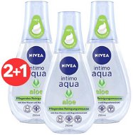 NIVEA Intimo aqua Aloe 3× 250 ml - Gél na intímnu hygienu