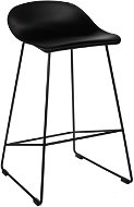 Barová židle Molly černá vysoká - Barová židle