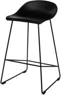 Barová židle Molly černá nízká - Barová židle