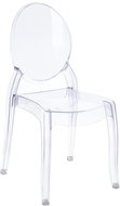 Židle Mia transparentní - Jídelní židle