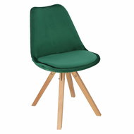 Židle Norden Star Square Velvet zelená - Jídelní židle