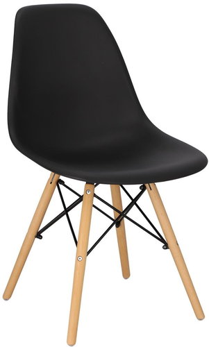 Židle Simplet P016W basic černá - Jídelní židle - Main image