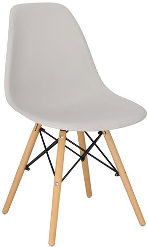 Židle Simplet P016W basic šedá - Jídelní židle - Main image