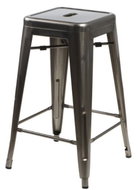 Barová stolička Paris 75cm metalická - Barová židle