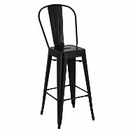 barová židle Paris Back 75cm černá - Barová židle
